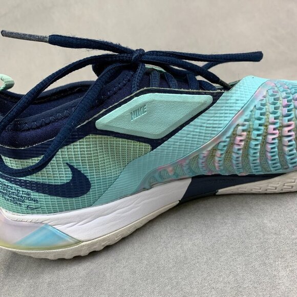 Nike Womens Tennis Shoes 8.5 Blue Court React Vapor NXT Glacier Ice CV0742-402 - Picture 11 of 15